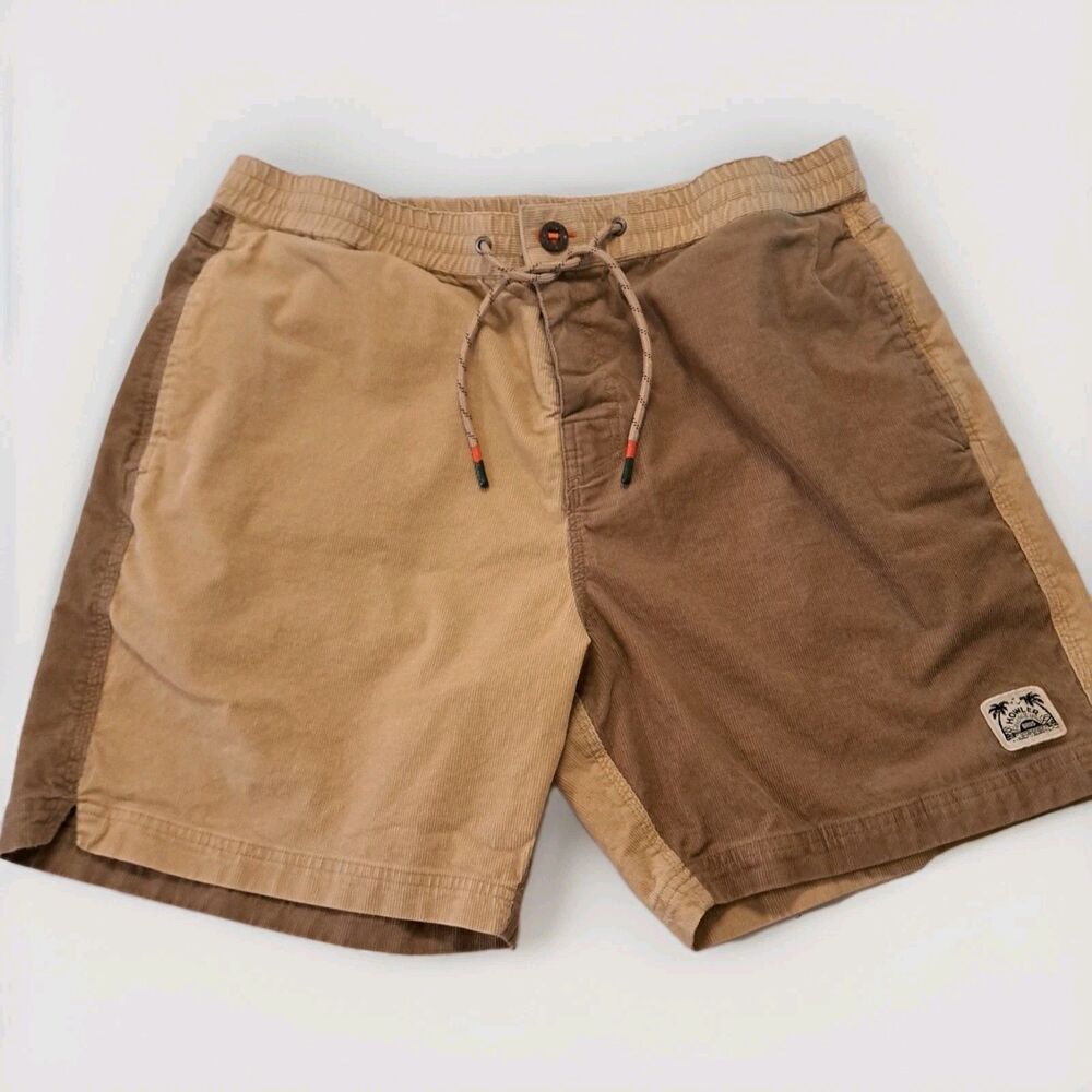 Howler Bros Pressure Drop Mens Size 38 Corduroy Shorts 7" Elastic Drawstring
